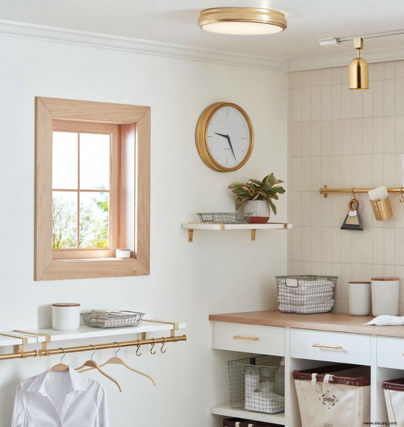 Ideen für kleine Waschküchen – 19 kompakte Designs, die garantiert Platz sparen 