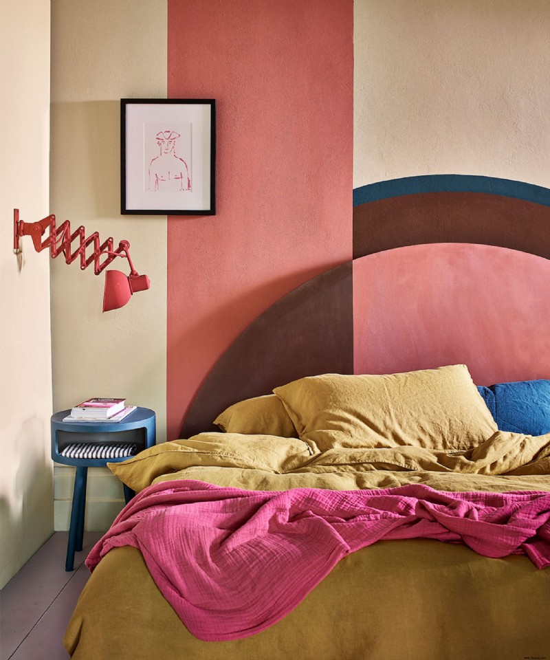 Ideen für Wandfarben mit Akzenten im Schlafzimmer – 12 Möglichkeiten, Stil und Wirkung zu verleihen 