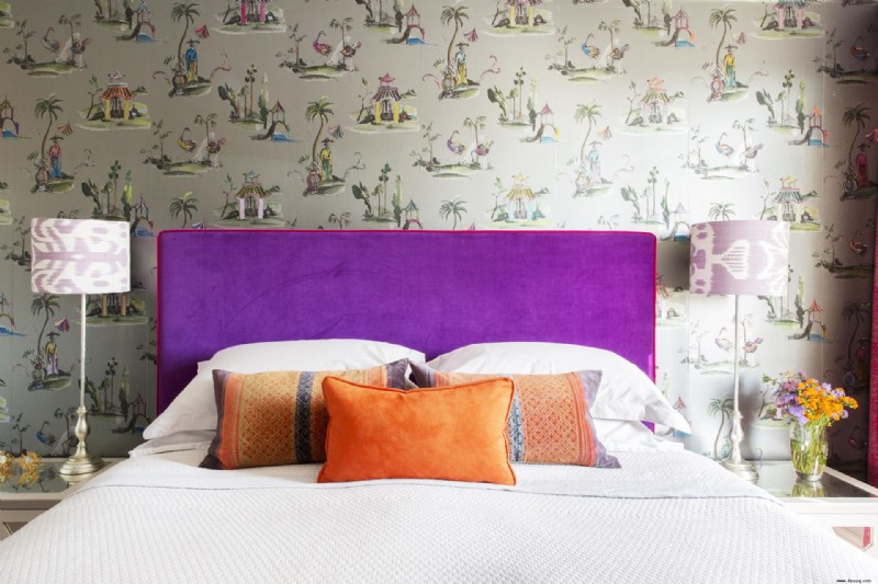 Lila Schlafzimmerideen – 10 Möglichkeiten, diesen trendigen Farbton zu verwenden 