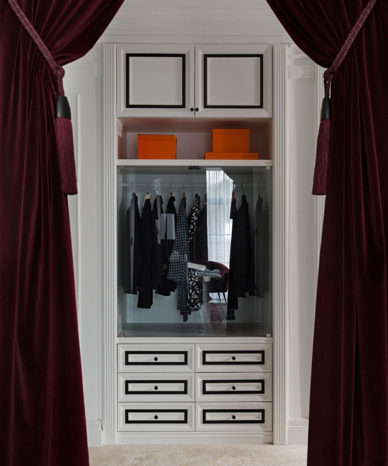 Ideen für Vorhangschränke – 11 Designs, die einem Schrankraum eine elegante Textur verleihen 