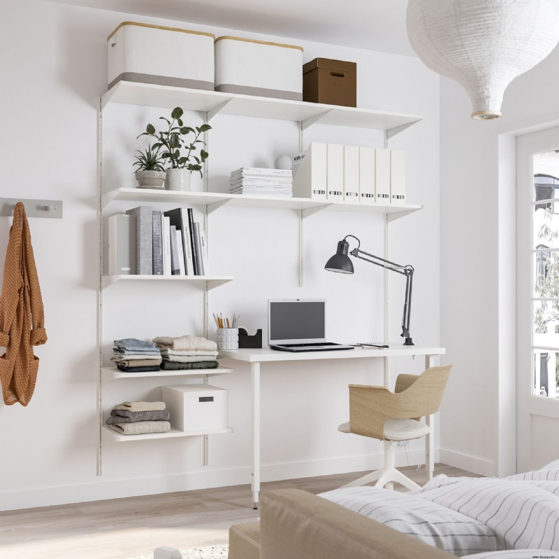 Ikea Home Office Ideen – 11 praktische und stilvolle Schemata 