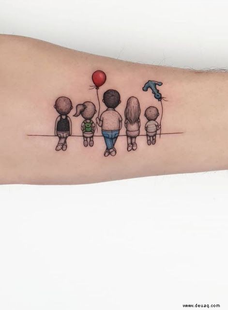 Die 10 besten Ideen, Designs und Symbole für Familientattoos