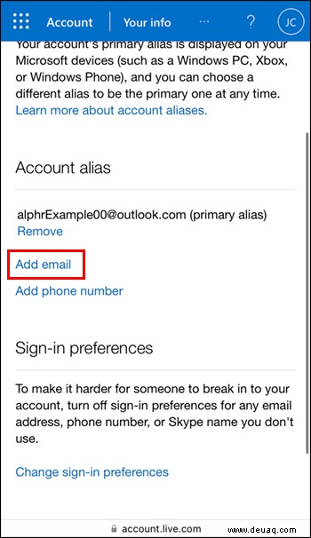 So ändern Sie Ihre Outlook-E-Mail-Adresse