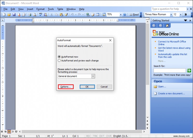 So deaktivieren Sie die AutoKorrektur in Microsoft Word