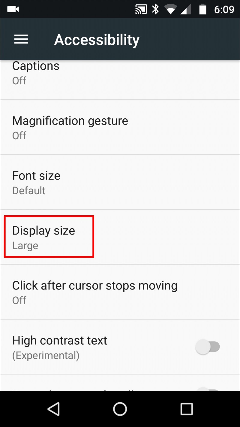 So ändern Sie die Schriftgröße auf einem Android-Gerät