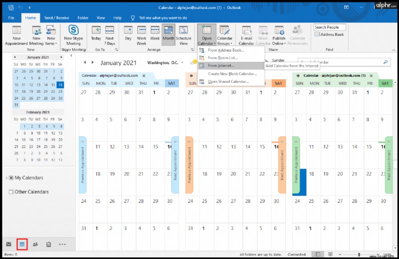 So synchronisieren Sie den Outlook-Kalender mit Google Kalender