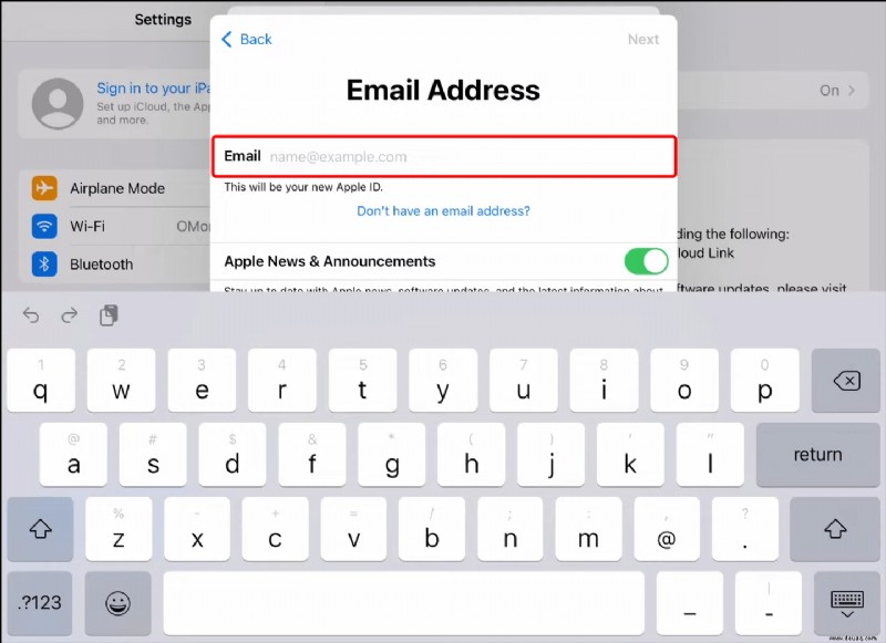 So erstellen Sie eine iCloud-E-Mail-Adresse