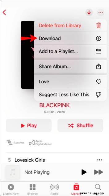 Apple Music:So laden Sie alle Songs herunter