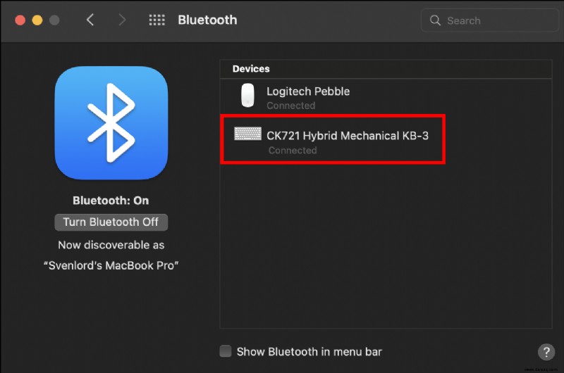 So trennen Sie eine Bluetooth-Tastatur von einem Mac