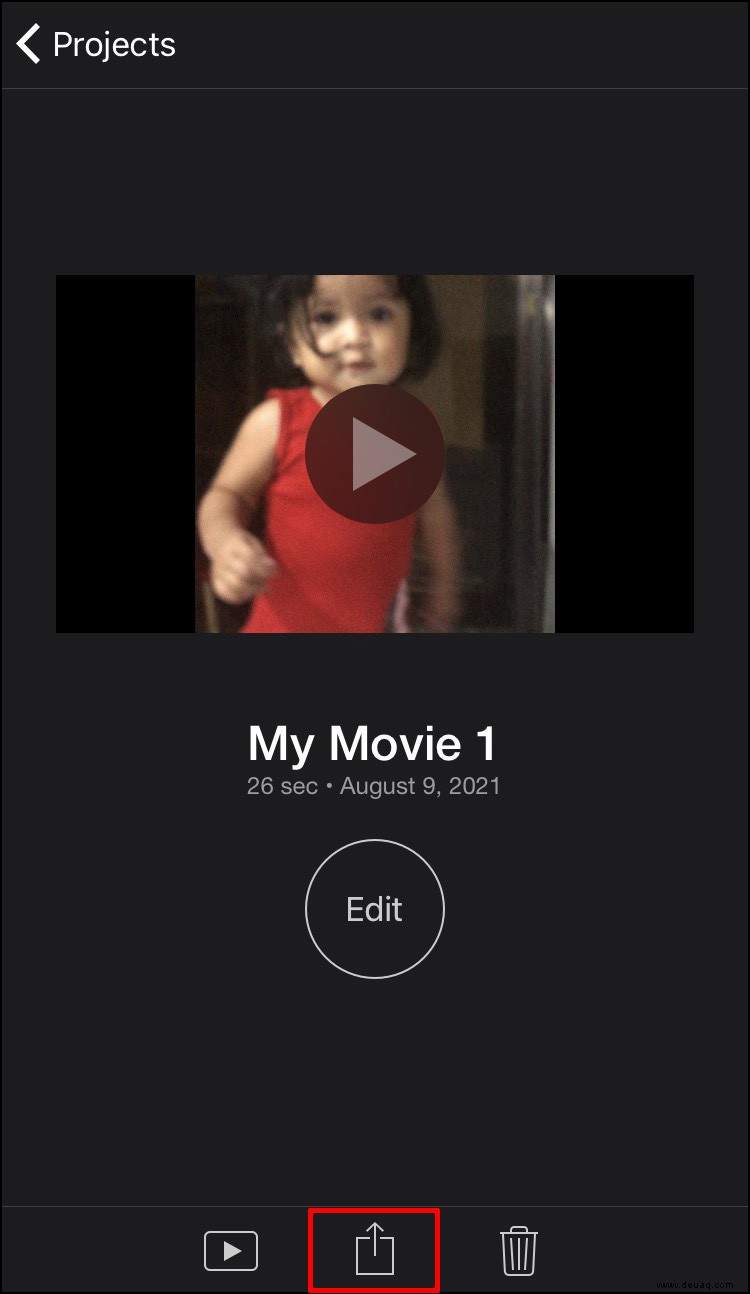 So ändern Sie das Seitenverhältnis in iMovie