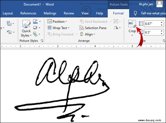 So fügen Sie eine Signatur in Microsoft Word ein