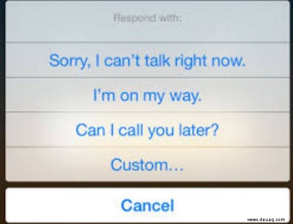So antworten Sie automatisch auf SMS auf dem iPhone