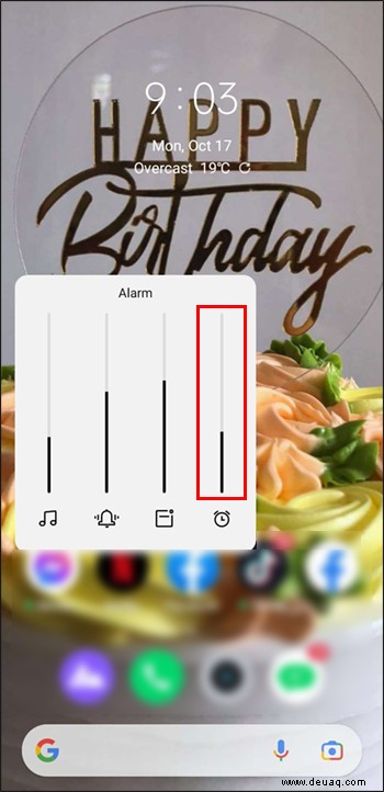 So ändern Sie die Lautstärke Ihres Android-Weckers