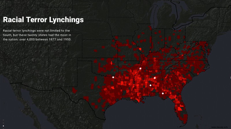 Google kartiert Amerikas dunkle Lynchgeschichte
