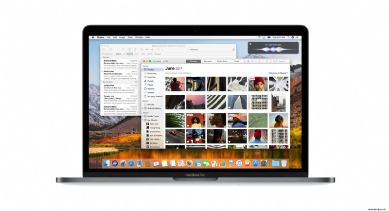 MacOS High Sierra:Erster Blick auf das aktualisierte Betriebssystem von Apple