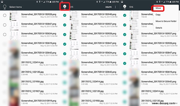So verschieben Sie Ihre Dateien, Fotos und Daten auf eine SD-Karte auf dem Galaxy S7