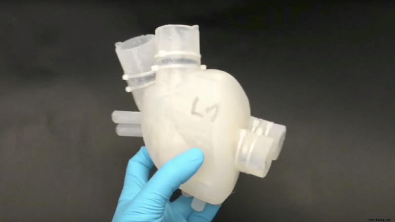 Dieses „weiche“ Herz aus dem 3D-Drucker pocht und pumpt Blut wie das Original