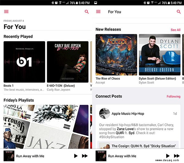 Apple Music vs. Spotify:Ein umfassender Test und Vergleich