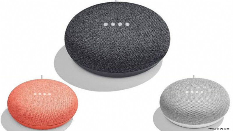 Google Home Mini:Der neue Amazon Echo Dot-Rivale wird heute angekündigt