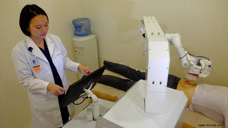 Ihre nächste Massage könnte von Emma, ​​der Roboter-Masseuse, gegeben werden