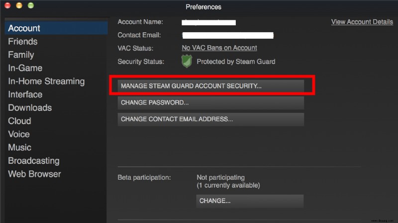 Wie man Spiele auf Steam teilt