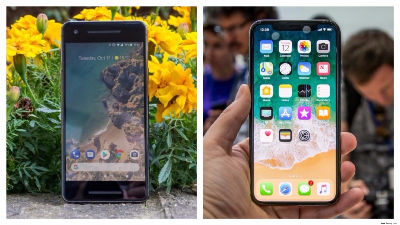 Pixel 2 vs. iPhone X:Ist Apples neues Flaggschiff den Premiumpreis wert?