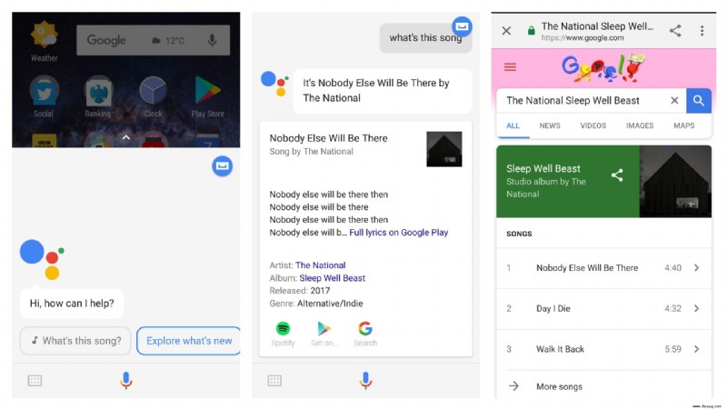 Google Assistant nimmt es mit der Songerkennung mit Shazam auf