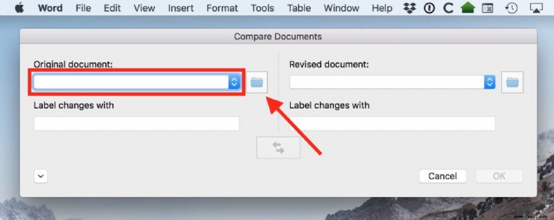 So vergleichen Sie Word-Dokumente auf dem Mac