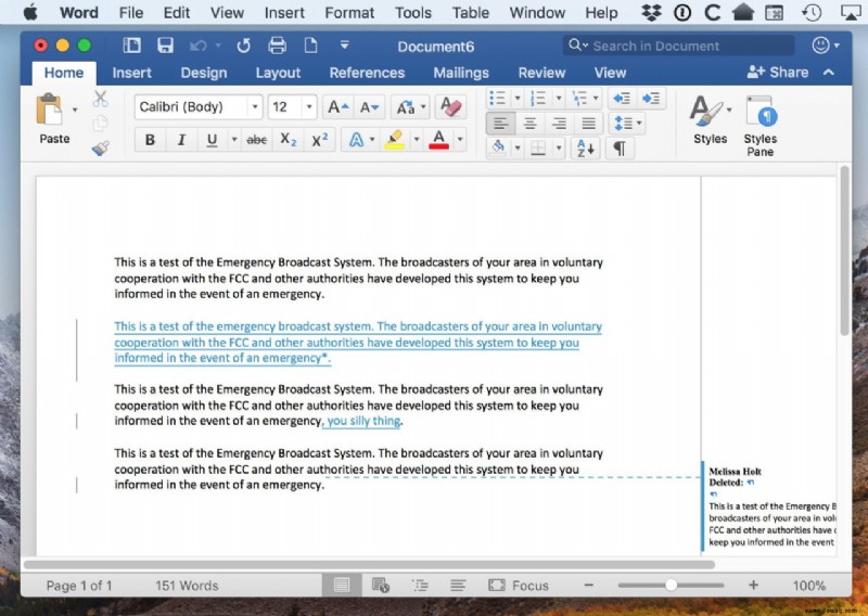 So vergleichen Sie Word-Dokumente auf dem Mac