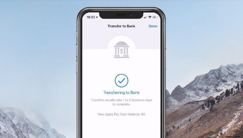 So überweisen Sie Apple Pay Cash auf ein Bankkonto