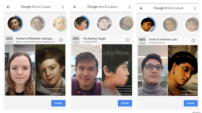 So laden Sie das Google Art Selfie-Tool in Großbritannien herunter:Mit Google können Sie endlich Ihre Selfies mit Kunst vergleichen 