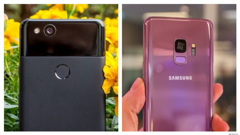 Samsung Galaxy S9 vs. Google Pixel 2:Welches Android-Kraftpaket ist am besten?