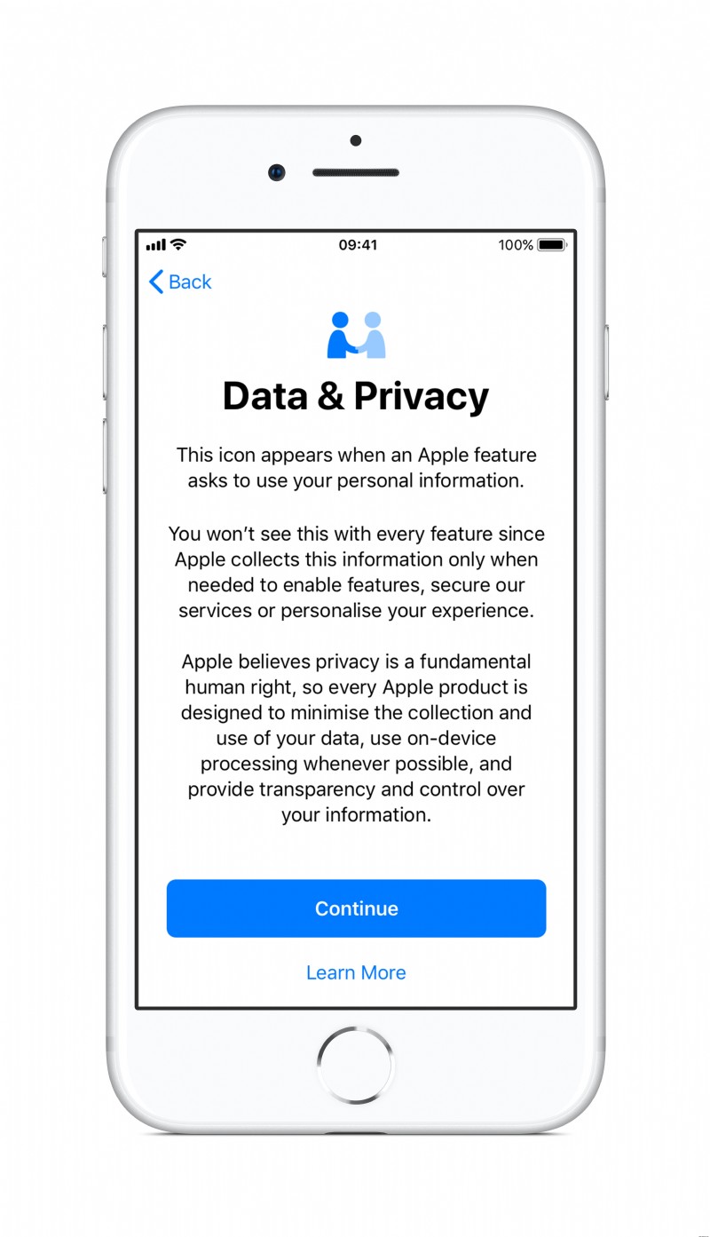 Apple fügt iOS 11.3 ein Datenschutzsymbol hinzu, das Ihnen anzeigt, wann es Ihre Daten erfasst