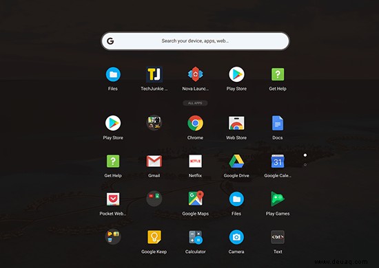 So passen Sie Ihren Chromebook Launcher an