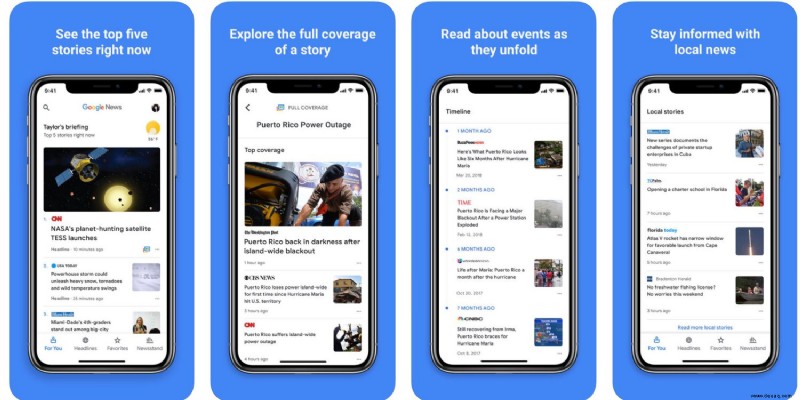 Die KI-gestützte Google News-App ist jetzt für iOS verfügbar