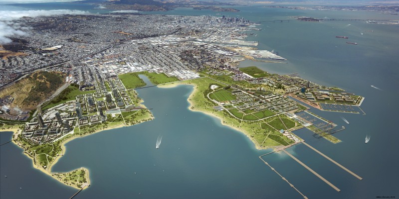 Sensoren, Skandal und Nachhaltigkeit:In der Smart City von San Francisco, die von Grund auf auf einer verlassenen Marinewerft gebaut wird