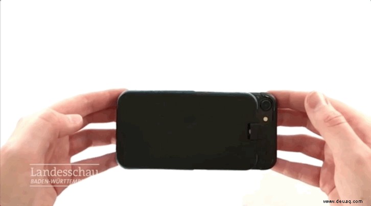 Diese iPhone-Hülle entfaltet einen Airbag-ähnlichen Schutz, wenn sie herunterfällt