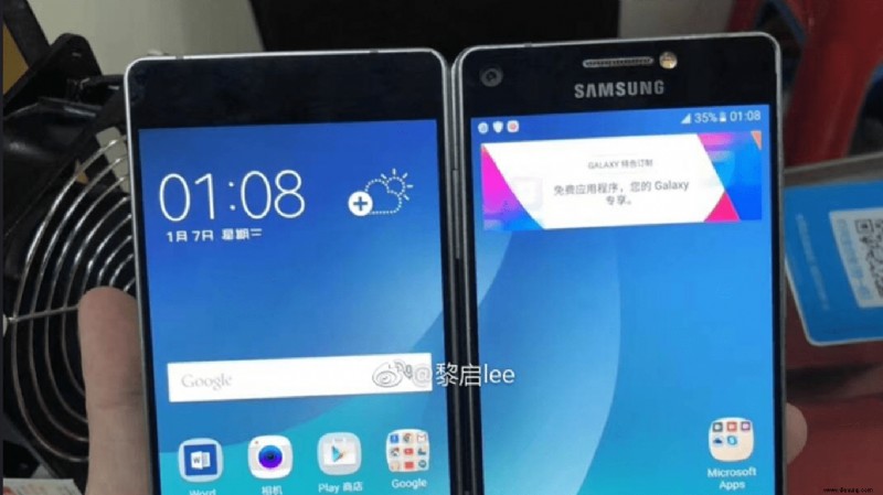 Das stornierte faltbare Telefon „Project V“ von Samsung taucht online auf