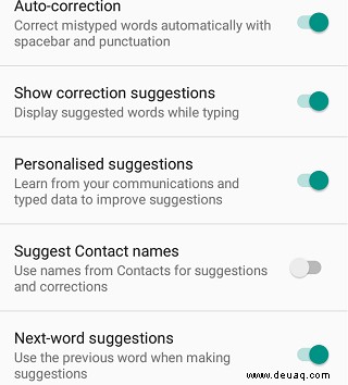 So deaktivieren Sie die Autokorrektur auf dem HTC U11 