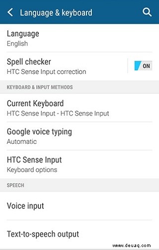 So deaktivieren Sie die Autokorrektur auf dem HTC U11 