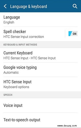 So deaktivieren Sie die Autokorrektur auf dem HTC U11 