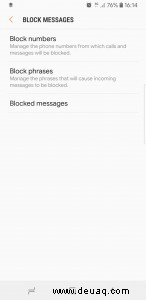 So blockieren Sie Textnachrichten auf dem Galaxy S9/S9+
