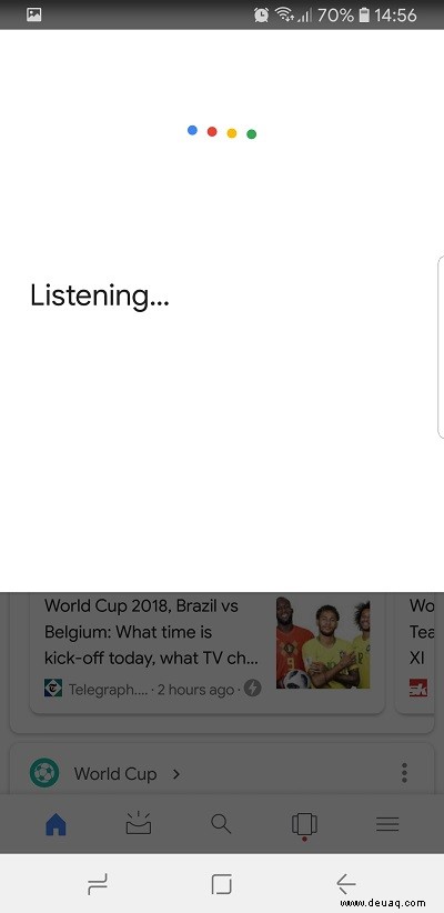 So verwenden Sie Ok Google auf dem Samsung Galaxy Note 8