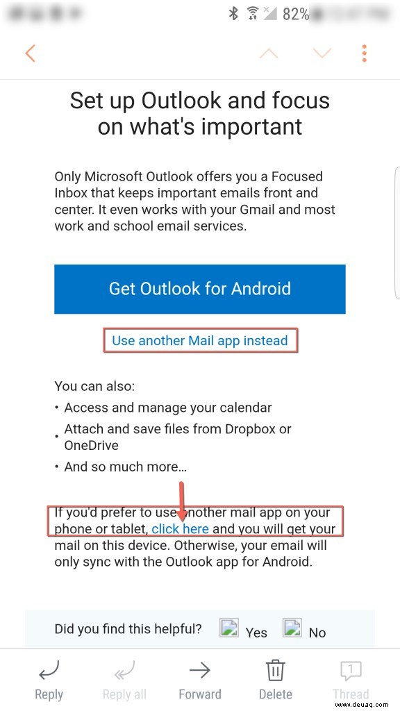 So richten Sie Hotmail auf Android ein