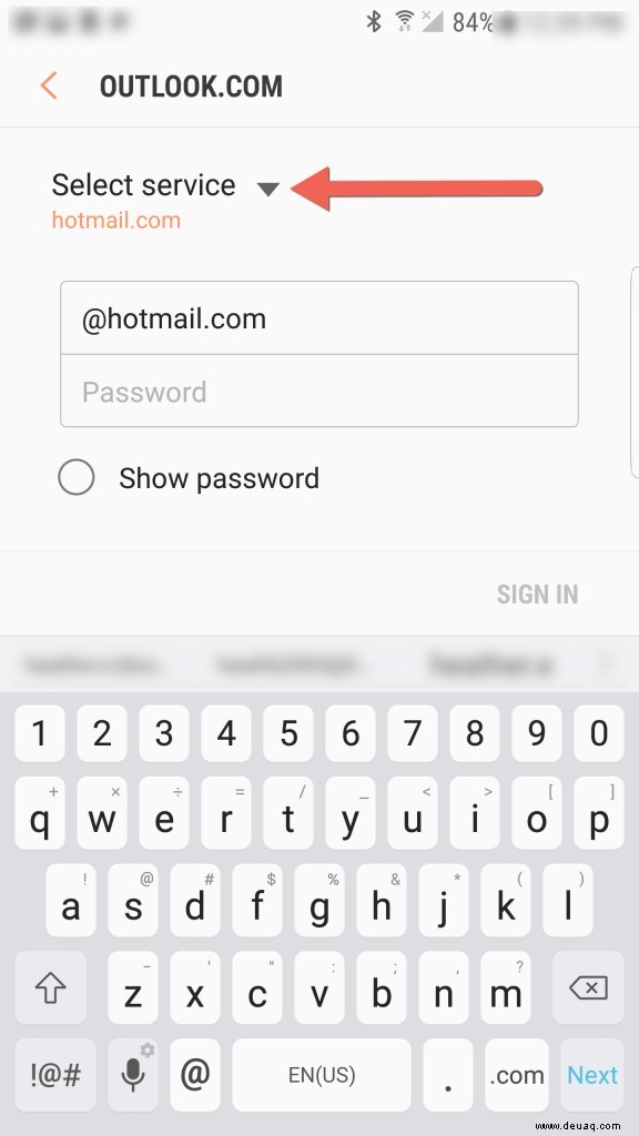 So richten Sie Hotmail auf Android ein