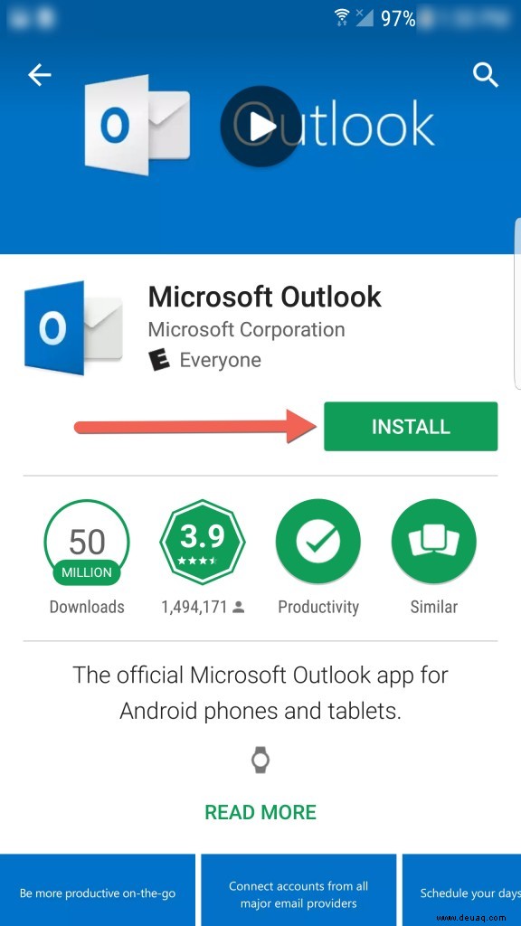 So richten Sie Hotmail auf Android ein