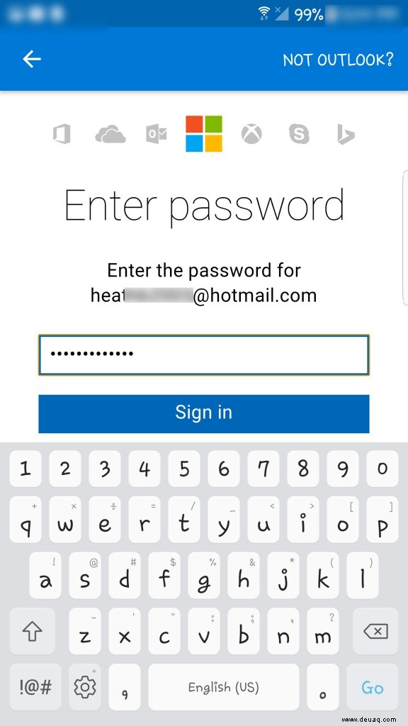 So richten Sie Hotmail auf Android ein