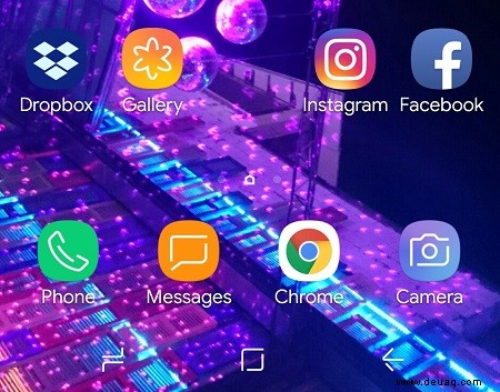 So erstellen Sie einen Screenshot auf dem Samsung Galaxy J7 Pro 