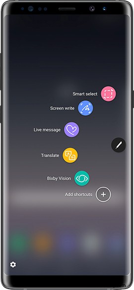 So erstellen Sie einen Screenshot auf dem Samsung Galaxy Note 8 