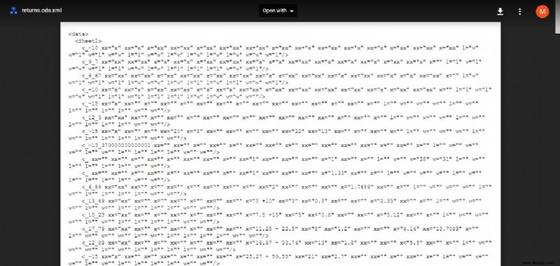 So konvertieren Sie Google Sheets-Tabellen in XML 